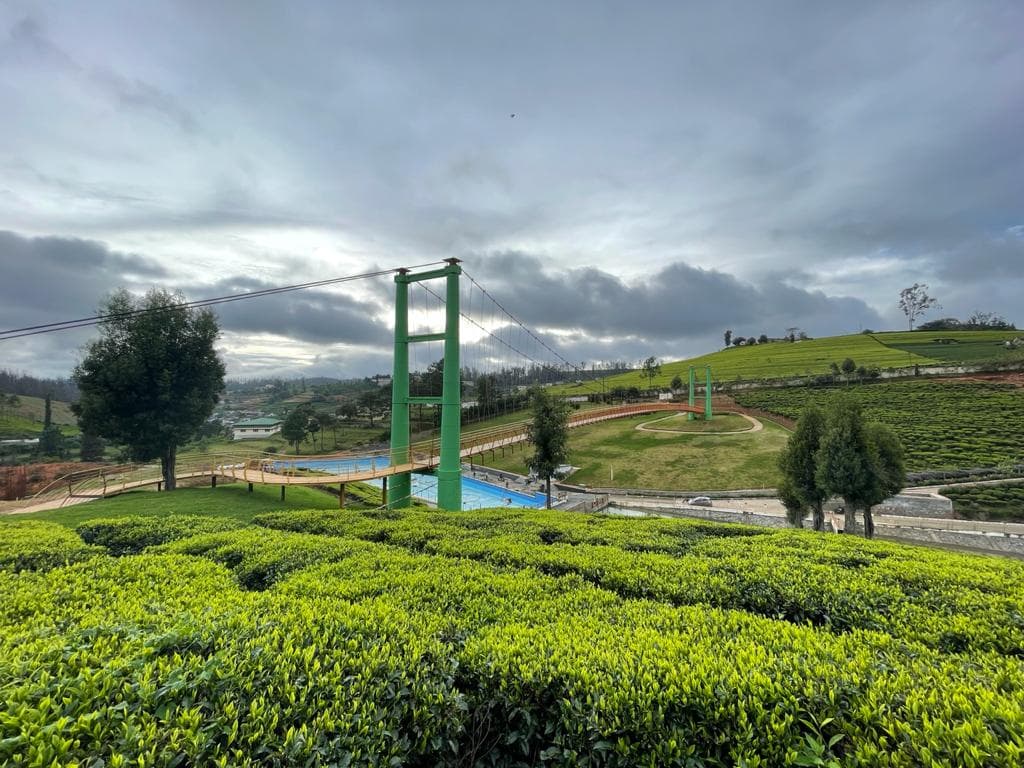 Fern Hill, ooty Tamilnadu, Span-96.00M, Side Span-10.00M.